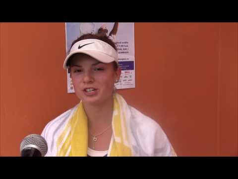 Kristýna Lavičková po postupu do hlavní části soutěže na turnaji Macha Lake Open 2017