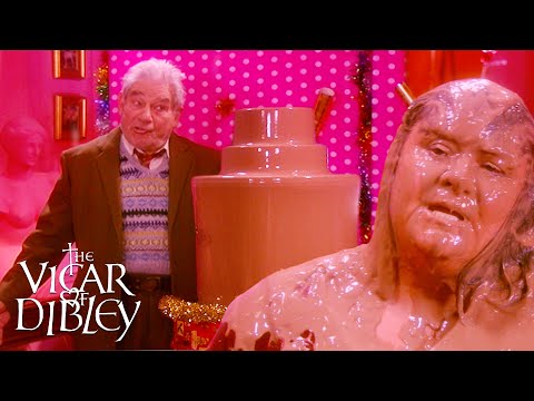 Vicar's Chocolate Fountain | The Vicar of Dibley | BBC Comedy Greats