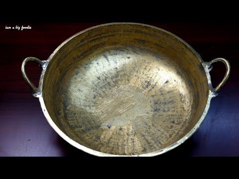 Unboxing of brass kadai