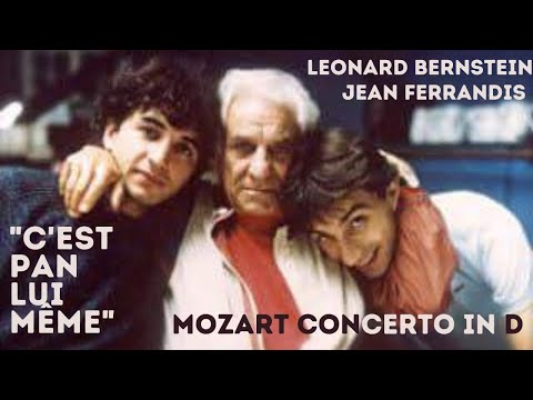 Leonard Bernstein, Jean Ferrandis, Mozart Flute Concerto in D major. K. 314. Bernstein Cadenza!