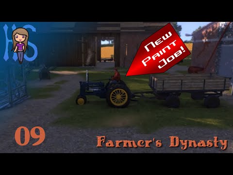 Painting and Plowing - Farmer's Dynasty - Let's Play - Episode 09