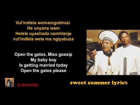 Brenda Fassie Vuli Ndlela Lyric video (sweet summer lyrics)