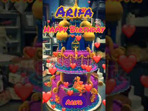 Arifa | Happy Birthday | Happy Birthday WhatsApp Status with Name | WhatsApp Status |