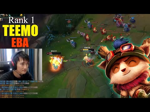 Rank 1 Teemo - Master Elo - Eba Teemo vs Darius