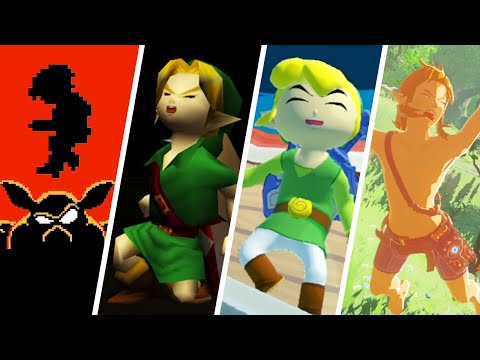 Evolution of Link's Deaths & Game Over Screens in Zelda Games (1986-2021)