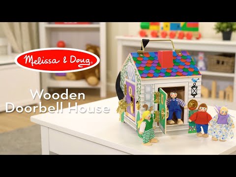 Melissa & Doug Wooden Doorbell House