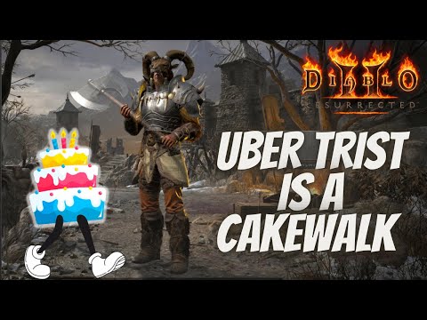 Fury Druid Walks Uber Trist - VERY EASY UBERS - Diablo 2 Resurrected