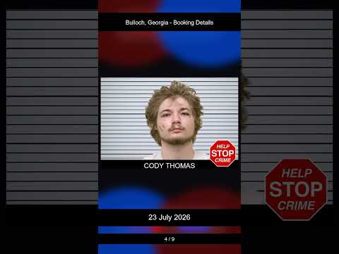 Booking Report Bulloch County