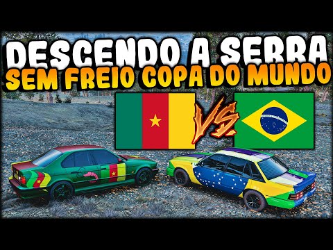 BRASIL VS CAMARÕES - DESCENDO A SERRA SEM FREIO FORZA HORIZON 5 ONLINE