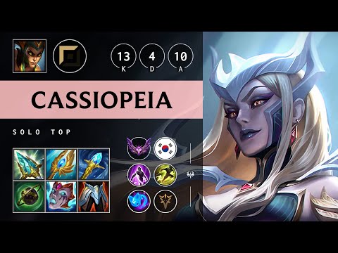 Cassiopeia Top vs Gragas - KR Master Patch 25.08
