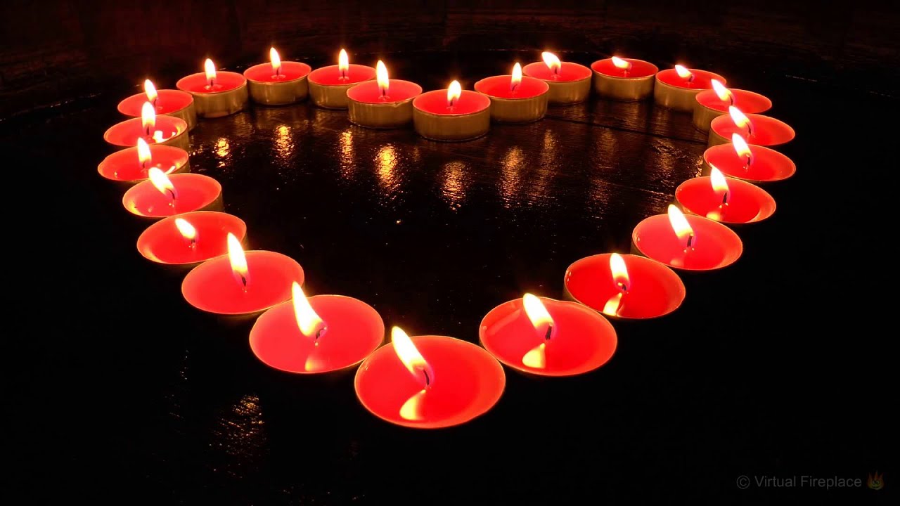 Virtual Candles: Heart Shaped Valentine's Edition  (Full HD)