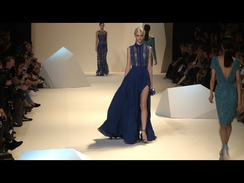 Elie Saab Spring Summer Women Collection 2013 in Paris (itw)