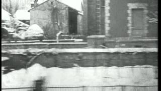 preview picture of video 'Panorama de l'arrivée à Aix-les-Bains pris du train (temps de neige) [1897]'