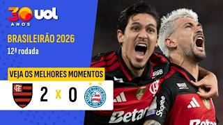 FLAMENGO 2 X 0 BAHIA | FLA HOMENAGEIA OSCAR SCHMIDT E É VICE-LÍDER DO BRASILEIRÃO; MELHORES MOMENTOS