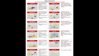 22-23 Yearly Calendar Overview