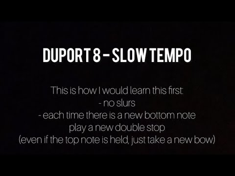 Duport Etude 8  - Slow Practice Tempo - Cello - Texas All State 2022