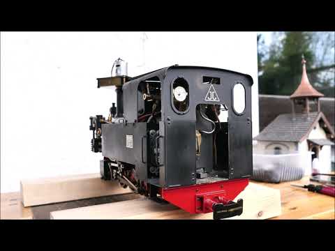 Echtdampf 1:13 Feldbahnlok mit Kohle-Kessel   Live steam coal fired