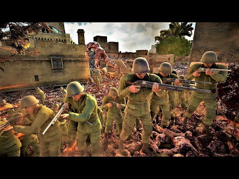 WW2 Elite Forces Trying to Escape the Zombie Land l UEBS 2 Ultimate Epic Battle Simulator 2