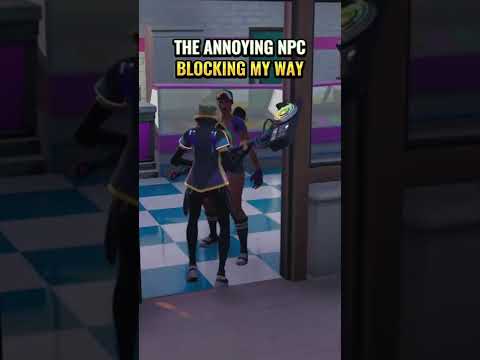 When the NPC is blocking your way 😅 / #shorts