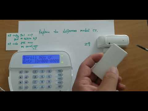 DSC NEO replace the different model wireless contact