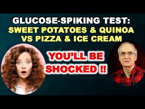 Glucose-Spiking Test: Sweet Potatoes & Quinoa VS Pizza & Ice Cream. YOU'LL BE SHOCKED!!