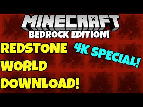 silentwisperer - Minecraft 2 YEARS OF REDSTONE! [4K Sub Special!] Minecraft Redstone World Download! PE MCPE Xbox