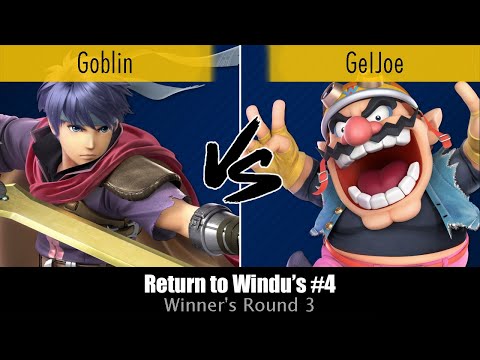 Return to Windu's #4 - Goblin (Ike) Vs. GeIJoe (Wario) - Winner's Round 3
