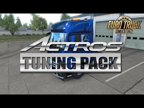 Actros Tuning Pack | Euro Truck Simulator 2 | Mercedes Tuning Pack DLC
