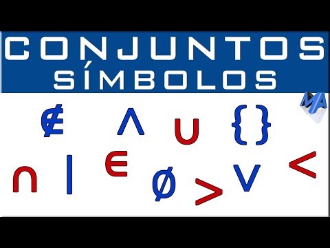 Symbols used in sets