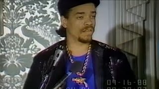 1988- Ice t speaks on Gang Violence