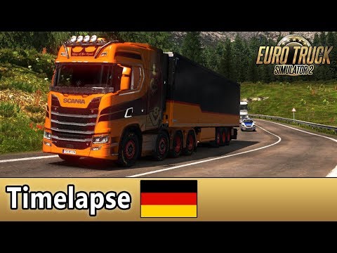 Euro Truck Simulator 2 Timelapse Kassel nach Berlin - Deutschland überarbeitet