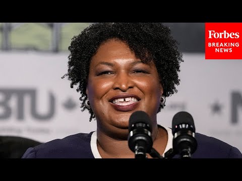 Stacey Abrams Celebrates Democratic Primary Win In Georgia Governor's Race