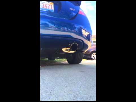 Stock vs Vibrant StreetPower Gen2 exhaust 06 Si