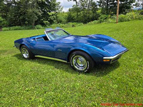 1971 Bridgehampton Blue Corvette Stingray Convertible For Sale Video