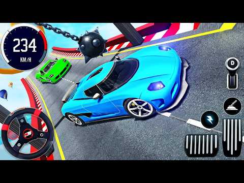 Super Crazy Mega Ramp GT Car Stunt Racing |Impossible Car Racing Simulator 2025 |Android Gameplay