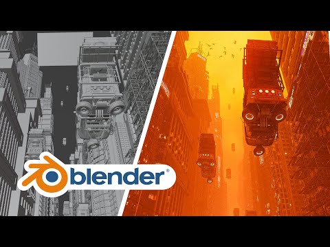 Creating "Blade Runner 2049" look in Blender
