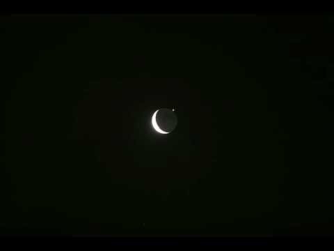 The Moon occults Jupiter: end (15 July 2012)