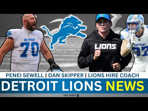 Lions News: Lions Hire TE Coach, Dan Skipper Return, Penei Sewell Snubbed & More!