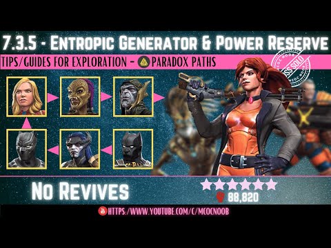 MCOC: Act 7.3.5 - Paradox, Power Reserve, Entropic Generator & Quantum Invasion - Elsa Bloodstone