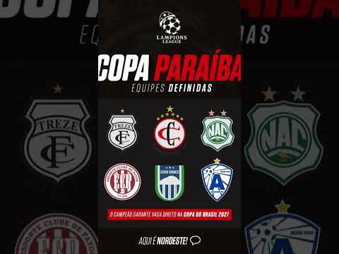 copa paraíba equipes definidos #football #trezefc #campinense #nacional #serrabranca