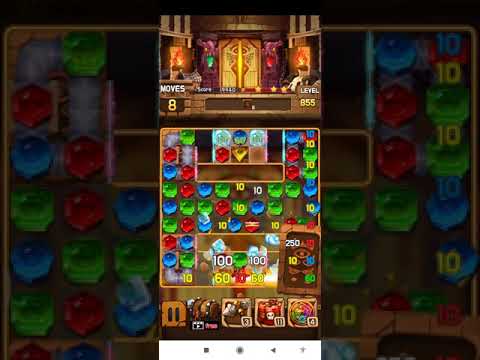 Jewel Legacy 💎 Level 855 ⭐⭐⭐ - Jewels & Gems Match 3 Puzzle 2021 no Booster 👑 Android Gameplay ✅