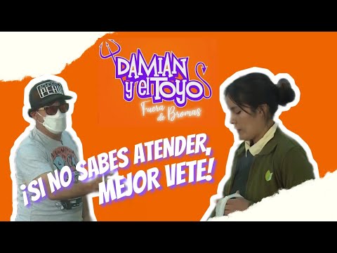 CAJERA ES MALTRATADA EN SU PRIMER DÍA 😢 | Damian y el Toyo: Fuera de bromas