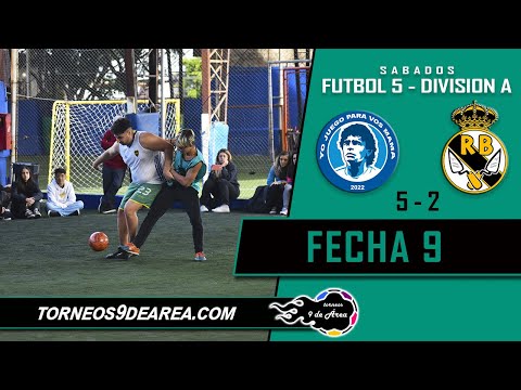 Yo Juego Para Vos Mama vs Real Bañil - Futbol 5 (Div A) - Fecha 9 - Torneos 9 de Area  ⚽🏆