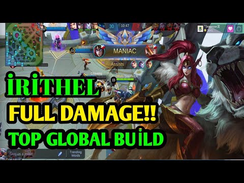 Crazy Damage!! Top Global İrithel | Build and Gameplay 2020 MLBB
