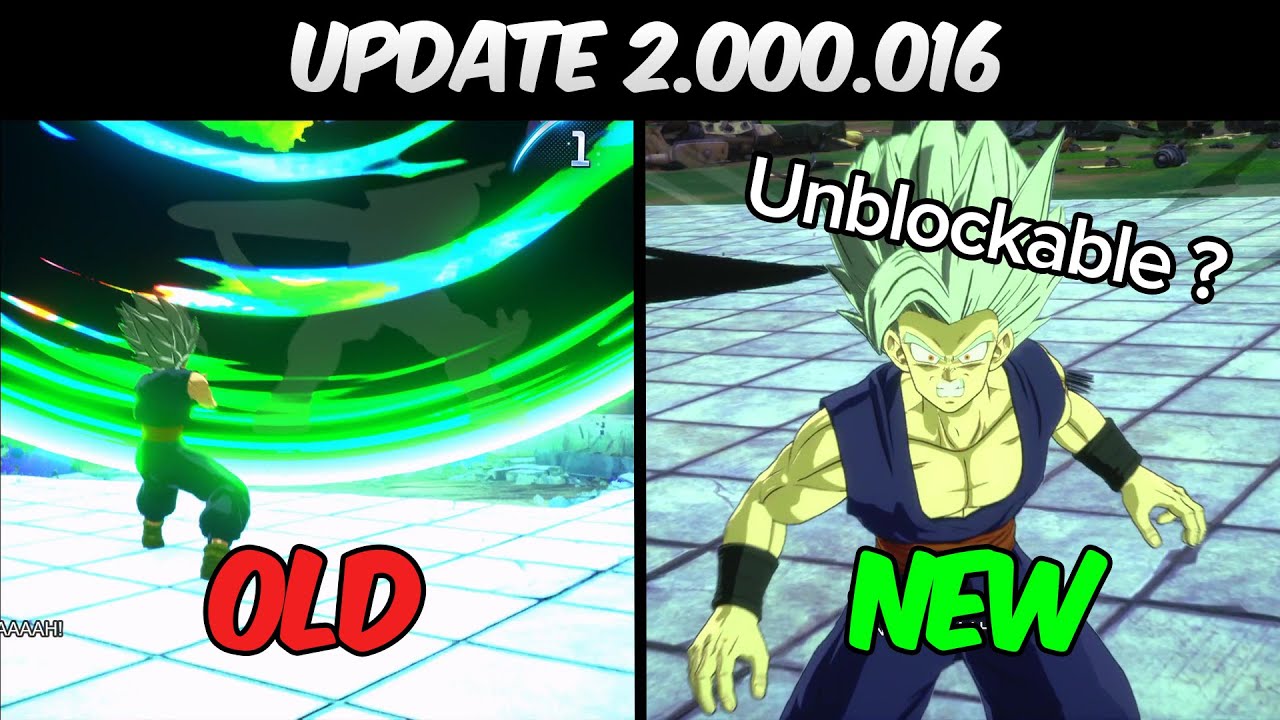 NEW Sparking! ZERO Update 2.000.016 Side by Side Comparison | DRAGON BALL: Sparking! ZERO