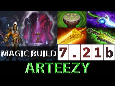 Arteezy [Juggernaut] 20 Kills Radiance Magic Build ► Dota 2 7.21b