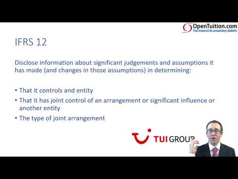 Basic group structures - IFRS 12 - ACCA Strategic Business Reporting (SBR) lectures