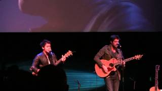 Kris Allen Live at CES singing "Should I Give Up, Or Should I Just Keep Chasing Pavements?"