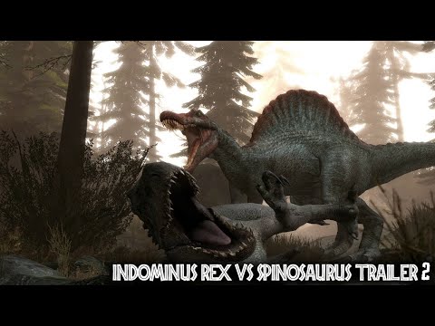 Spinosaurus vs Indominus Rex (Animation Trailer 2)