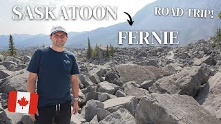 Road Tripping Across the Prairies to the Mountains | Saskatoon to Fernie
